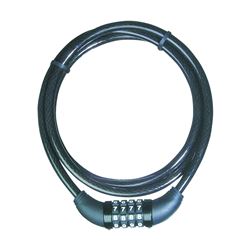 Master Lock 8119DPF Flexible Cable Lock, Steel Shackle 