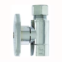 Plumb Pak PP52PCLF Shut-Off Valve, 3/8 x 3/8 in Connection, FIP x Compression, Brass Body 