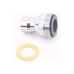 Plumb Pak PP28006 Faucet Aerator Adapter, 15/16-27 x 55/64 in in, Threaded, Chrome Plated 