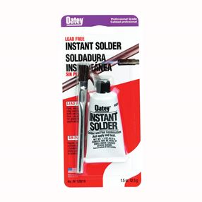 Oatey 53019 Instant Solder, 1-1/2 oz, Paste, Gray, 420 to 455 deg F Melting Point