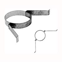 AmeriVent 6HS-SBA Wall Band Assembly, Galvanized Steel, Galvanized 