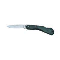 CASE 00253 Folding Pocket Knife, 2-1/4 in L Blade, Tru-Sharp Surgical Stainless Steel Blade, 1-Blade, Black Handle 
