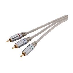 Zenith VC3012COMPON Video Cable, Silver Sheath, 12 ft L 
