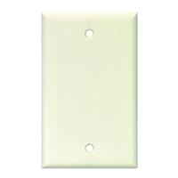 Arrow Hart 2129 2129W-BOX Wallplate, 4.95 in L, 2-3/4 in W, 0.08 in Thick, 1 -Gang, Polycarbonate, White 25 Pack 