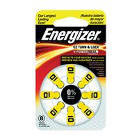 Energizer Battery Az10dp-8 #10 Hearingaid Batter 