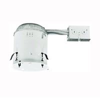 Halo H5RT Light Housing, 5 in Dia Recessed Can, Steel, White 