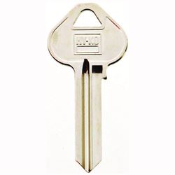 Hy-Ko 11010RU16 Key Blank, Brass, Nickel, For: Russwin and Corbin Cabinet, House Locks and Padlocks, Pack of 10 