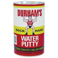 Durhams 4 Water Putty, Natural Cream, 4 lb, Can 