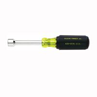 Klein Tools 630-1/2 Nut Driver, 1/2 in Drive, 7-5/16 in OAL, Cushion-Grip Handle, Chrome Handle, 3 in L Shank 