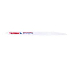 Lenox 20491B110R Reciprocating Saw Blade, 3/4 in W, 12 in L, 10/14 TPI, HSS Cutting Edge 