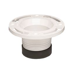Oatey 43651 Closet Flange, 4 in Connection, PVC, White 