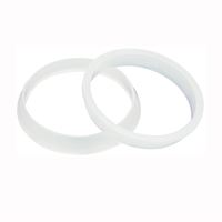 Plumb Pak PP20965 Faucet Washer, 1-1/2 x 1-1/4 in, 1-1/2 x 1-1/2 in, Polyethylene, For: Plastic Drainage Systems 