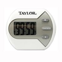 Taylor 5806 Timer, LCD Display, 99 min, White 