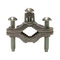 GB 14-GRC Ground Clamp, Clamping Range: 1/2 to 1 in, 10 to 2 AWG Wire, Galvanized 