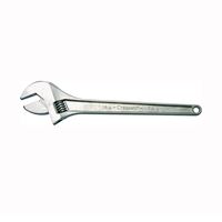 Crescent AC118 Adjustable Wrench, 18 in OAL, 2.063 in Jaw, Steel, Chrome, I-Beam Handle 