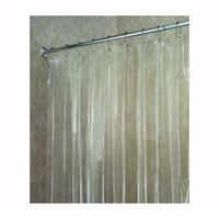 iDESIGN 14551 Shower Curtain/Liner, 72 in L, 72 in W, EVA/Vinyl, Clear 