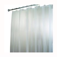 iDESIGN 14752 Shower Curtain/Liner, 72 in L, 72 in W, EVA Foam, White 