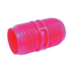 US Hardware RV-380B Hose Coupler, 3 in ID, Male Thread, Plastic, Red 