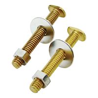 ProSource Bolt Set, Brass, For: Use to Attach Toilet to Flange 
