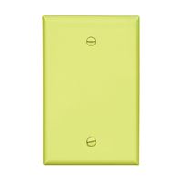 Eaton Cooper Wiring PJ13V Wallplate, 3-1/2 in L, 1/4 in W, 1 -Gang, Polycarbonate, Ivory, Box Mounting 
