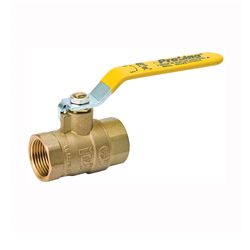 B & K 107-828NL Ball Valve, 2 in Connection, FPT x FPT, 600/150 psi Pressure, Manual Actuator, Brass Body 