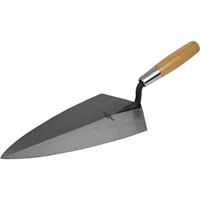 Marshalltown 19 11 Brick Trowel, 11 in L Blade, 5-1/2 in W Blade, Steel Blade, Wood Handle 