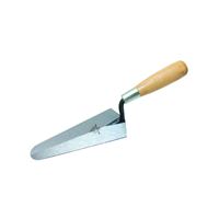 Marshalltown 48 Gauging Trowel, 7 in L Blade, 3-3/8 in W Blade, HCS Blade, Wood Handle 