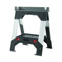 FATMAX 011031S Adjustable Leg Sawhorse, 2500 lb, 2-1/8 in W, 32 to 39 in H, 27-3/16 in D, Polypropylene 
