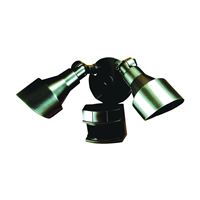 Heath Zenith Dualbrite Series HZ-5597-BZ Security Light, 120 V, 200 W, 2-Lamp, Halogen Lamp, Metal/Plastic Fixture 
