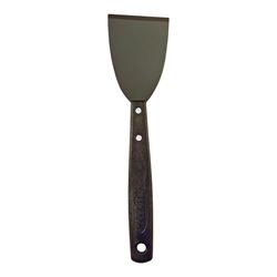 HYDE 12050 Chisel Scraper, 3 in W Blade, Stiff Blade, Carbon Steel Blade, Polypropylene Handle, Long Handle 