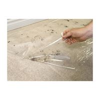 SURFACE SHIELDS CS24500 Carpet Shield, 500 ft L, 24 in W, 2.5 mil Thick, Polyethylene, Clear 