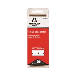 American LINE 66-0089-DIS Single Edge Blade, Two-Facet Blade, 3/4 in W Blade, HCS Blade 