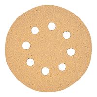 DeWALT DW4304 Sanding Disc, 5 in Dia, Coated, 150 Grit, Fine, Aluminum Oxide Abrasive, Paper Backing, 8-Hole 