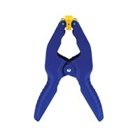 Irwin 58200 Spring Clamp, 2 in Clamping, Resin, Blue/Yellow