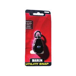 BARON C-0173ZD-3/4 Rope Pulley, 5/32 in Rope, 11.5 lb Working Load, 3/4 in Sheave, Nickel 