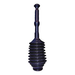 GT WATER PRODUCTS MP100-1 Drain Plunger, 6-1/2 in Cup, Pommel Top Handle