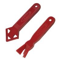 HYDE 43640 Caulk Remover and Finisher Tool, Plastic