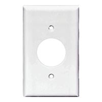 Eaton Wiring Devices PJ7W Wallplate, 4-1/2 in L, 2-3/4 in W, 1 -Gang, Polycarbonate, White, High-Gloss 25 Pack 
