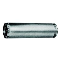 AmeriVent 6HS-12 Chimney Pipe, 9 in OD, 12 in L, Galvanized Stainless Steel 