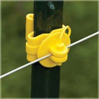Zareba ITPLY-Z Pin-Lock T-Post Insulator, Yellow 