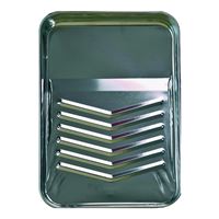 Linzer RM400 Paint Tray, 11-1/4 in L, 15-1/4 in W, 1 qt Capacity, Metal 