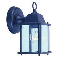 Boston Harbor AL1037-53L Outdoor Wall Lantern, 120 V, 60 W, A19 or CFL Lamp, Aluminum Fixture, Black 