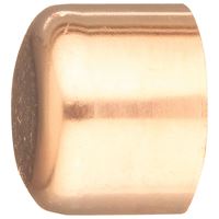 EPC 30626CP Tube Cap, 1/2 in, Sweat, Wrot Copper 