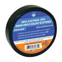 IPG 602 Electrical Tape, 60 ft L, 3/4 in W, PVC Backing, Black 