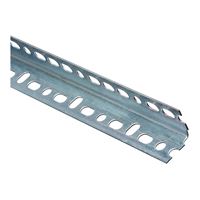 Stanley Hardware 4021BC Series N341-123 Slotted Angle, 1-1/4 in L Leg, 36 in L, 0.047 in Thick, Galvanized Steel 