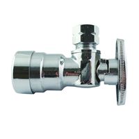 Apollo Valves APXPV1238A Stop Valve, 1/2 x 3/8 in Connection, Push-Fit x Compression, Brass Body 