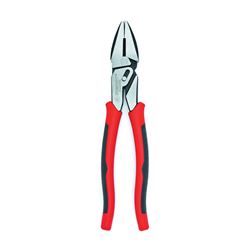 Crescent Pivot Pro Series CCA20509 Linemans Plier, 9 in OAL, 1.3 in Jaw Opening, Red Handle, Dual Grip Handle 