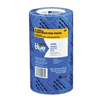 ScotchBlue 2090-24A-CP Painters Tape, 60 yd L, 1 in W, Crepe Paper Backing, Blue 