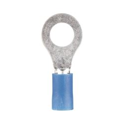 Gardner Bender 21-1055 Ring Terminal, 600 V, 16 to 14 AWG Wire, 5/16 to 3/8 in Stud, Vinyl Insulation, Blue 