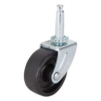 ProSource JC-B22-PS Swivel Caster, 2 in Dia Wheel, 2 in W Wheel, Black, 60 lb, Steel Housing Material 
